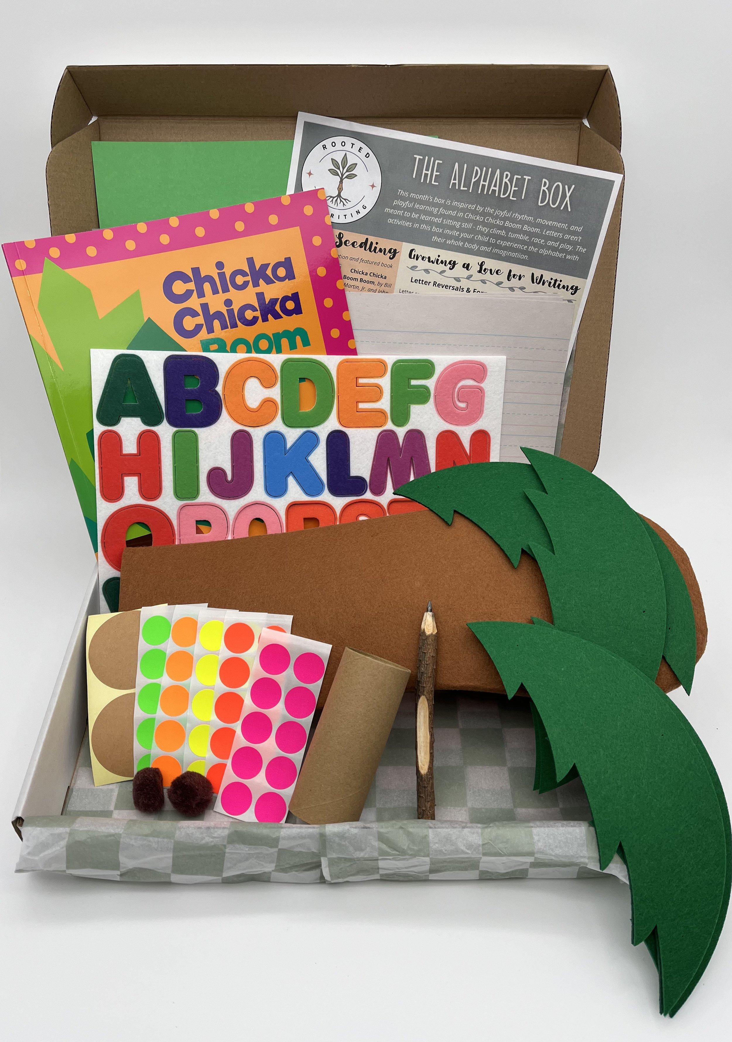 The ALPHABET Box - Letters come alive through movement, building & joyful play