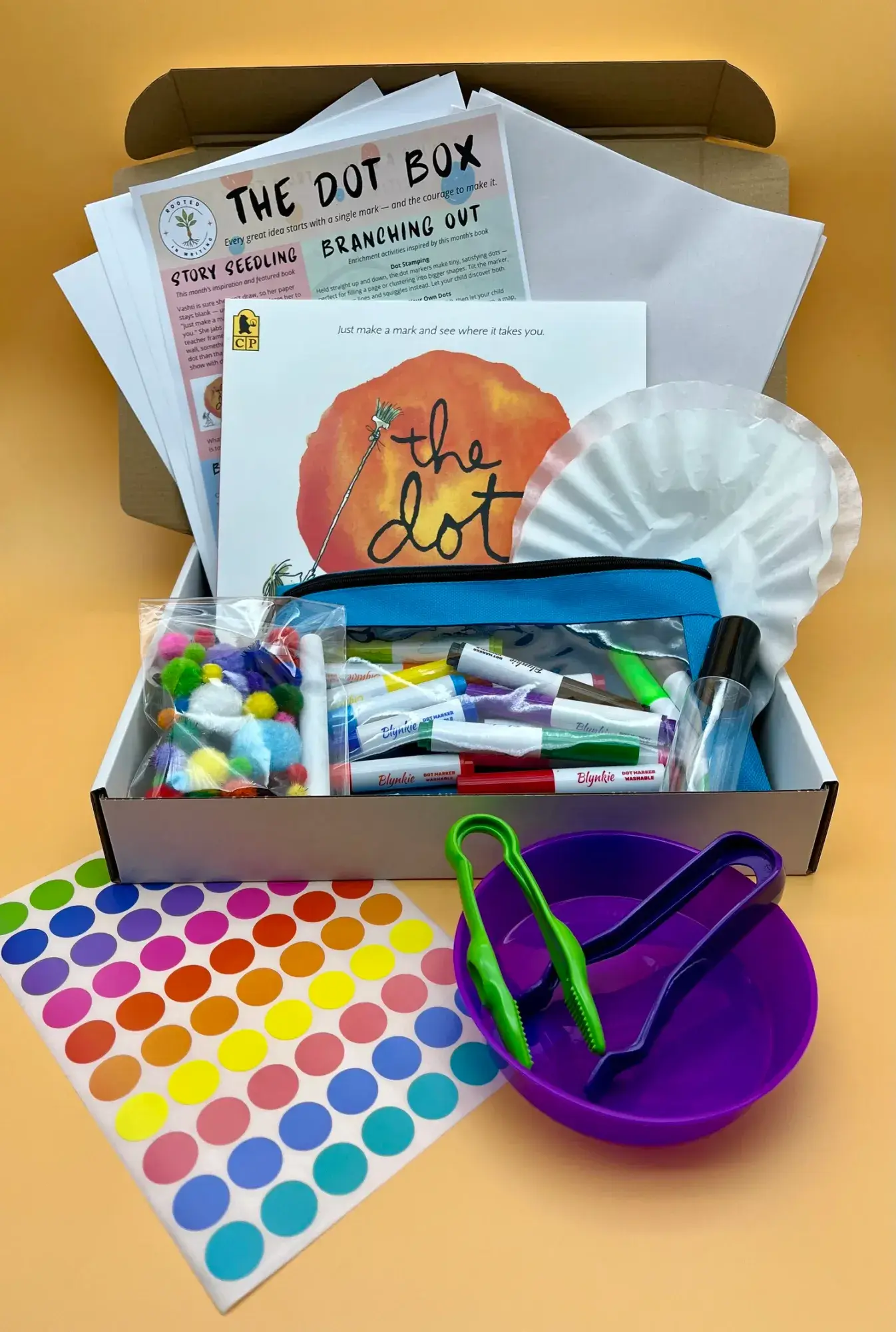 Rooted in Writing monthly box and learning materials