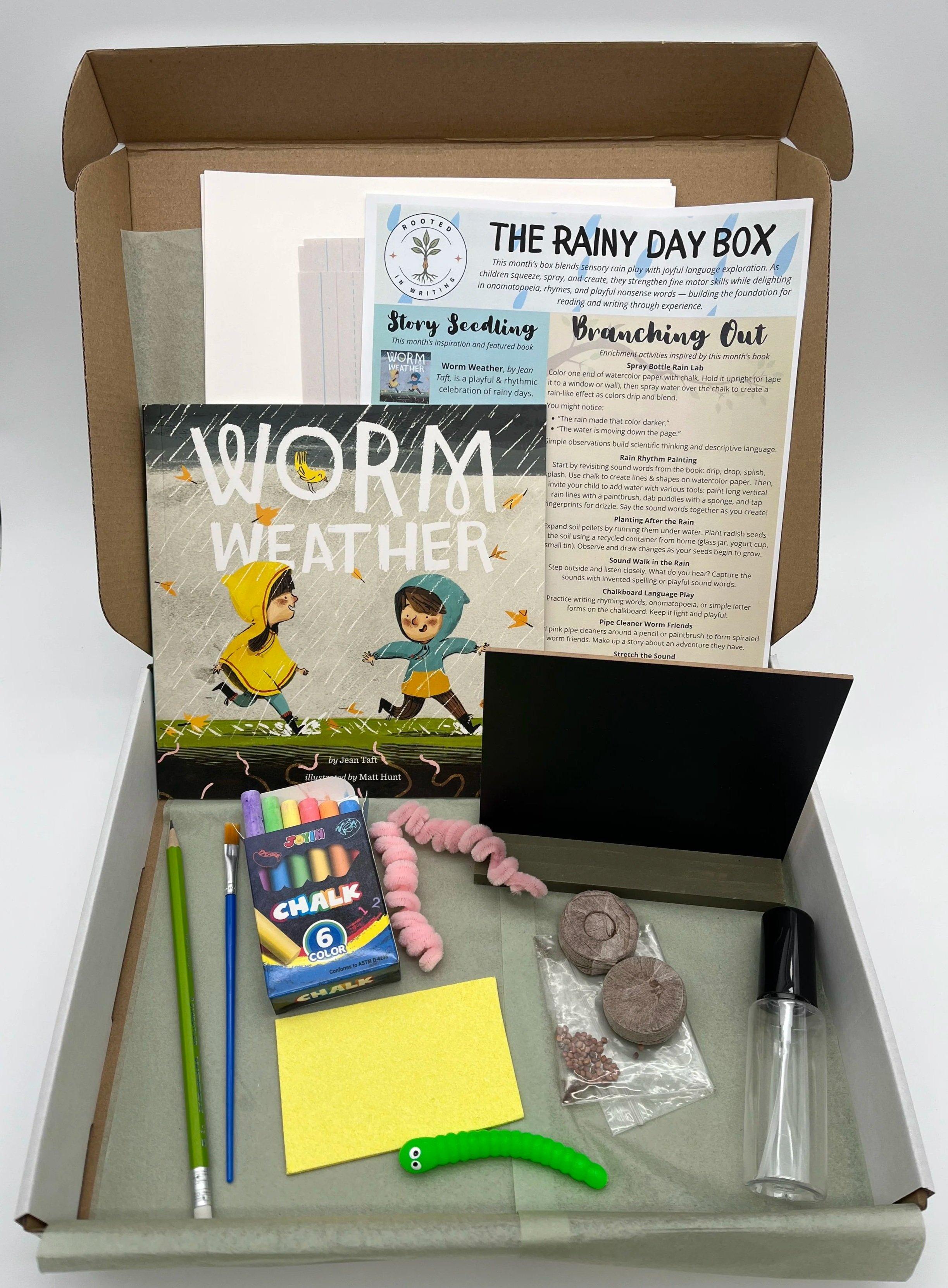 The RAINY DAY Box - Science, sound & all the magic hiding in a rainy afternoon product image